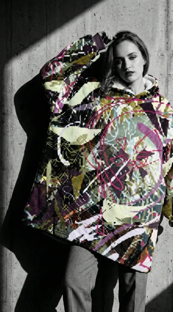 White Lotus Blanket Hoodie