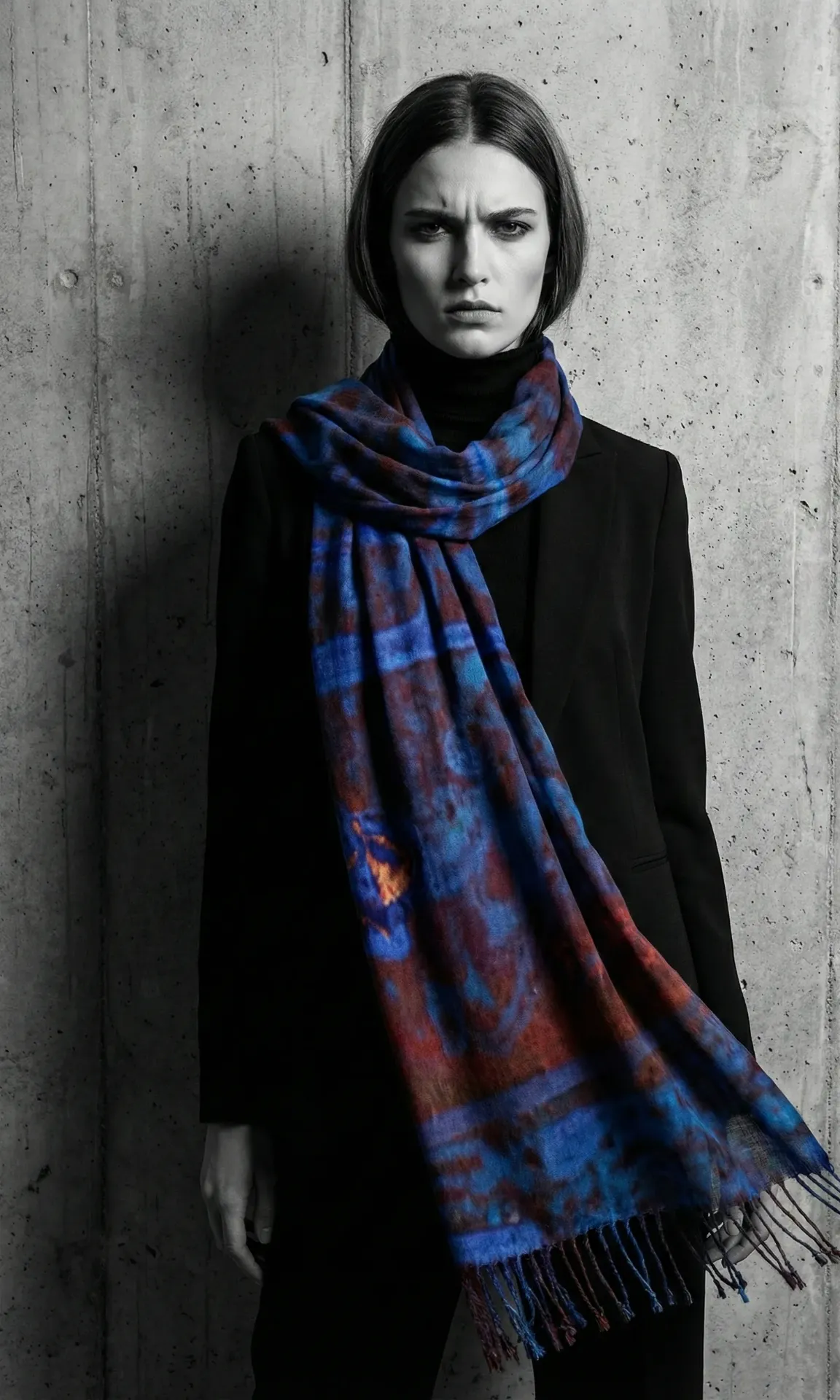 Sacred Lines Tassel Scarf