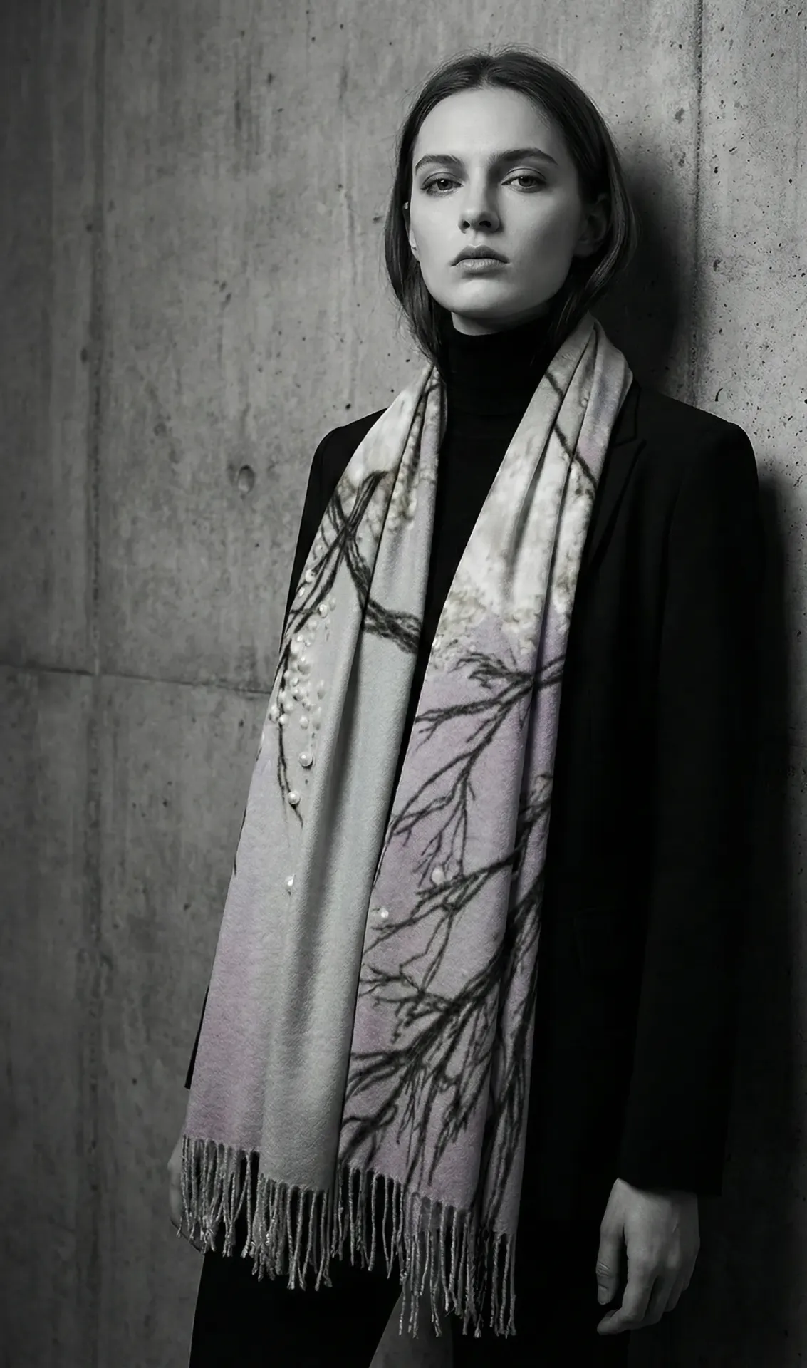 Ninfea II Tassel Scarf