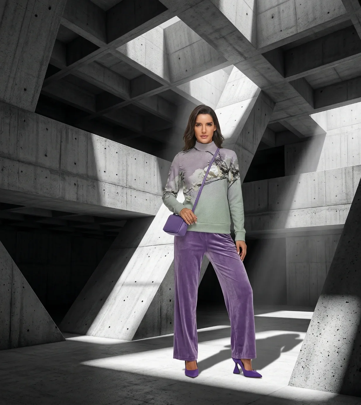 Ninfea VII High Neck Sweater (S)