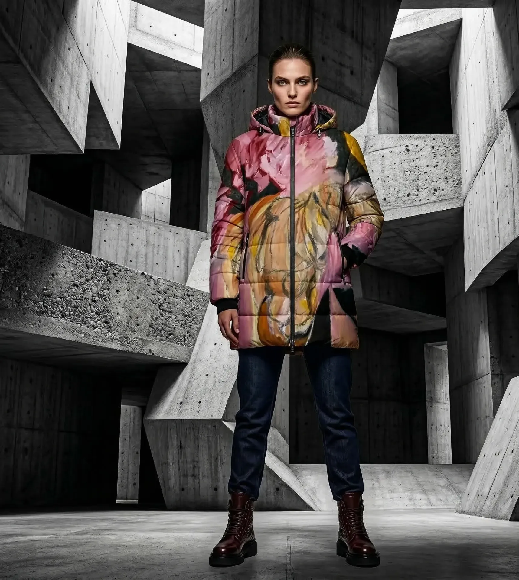 Dreams Hooded Puffer Coat (S)