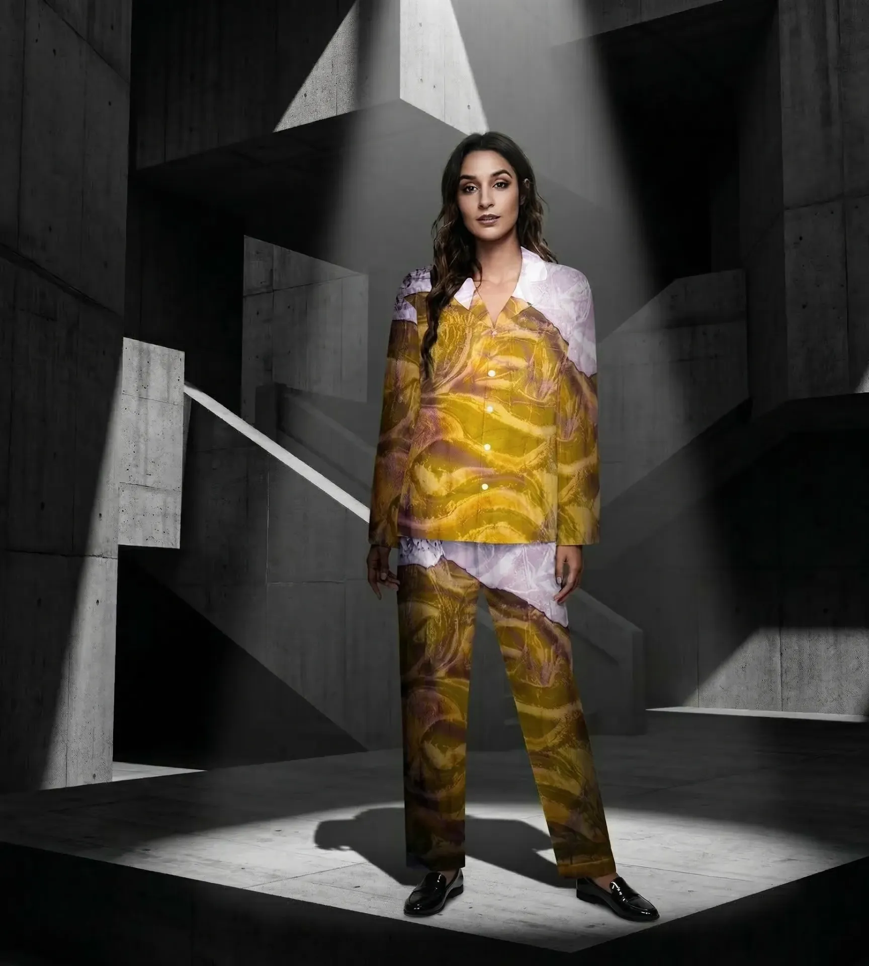 Yellow Rose Pyjama Set (S)