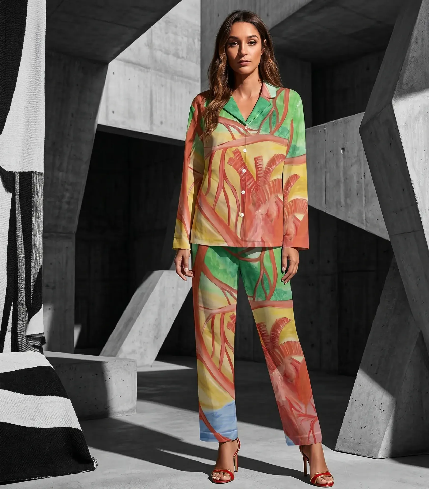 Eco Cardiology Pyjama Set (S)