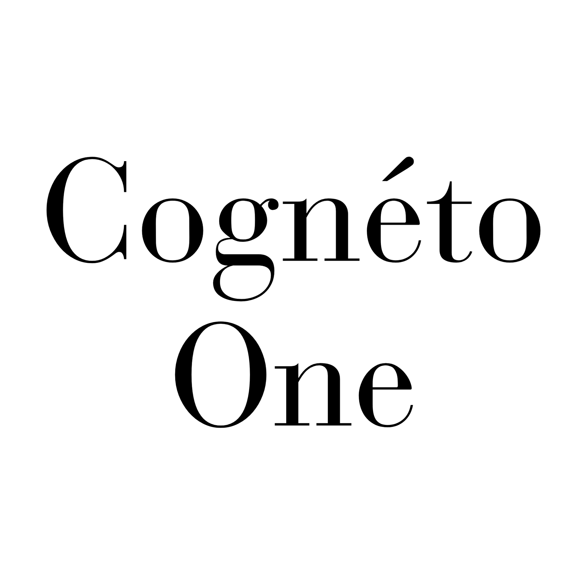 Cognéto One